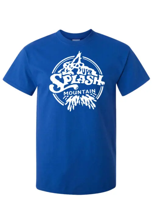 Splash Mountain Antique Royal Blue T-Shirt