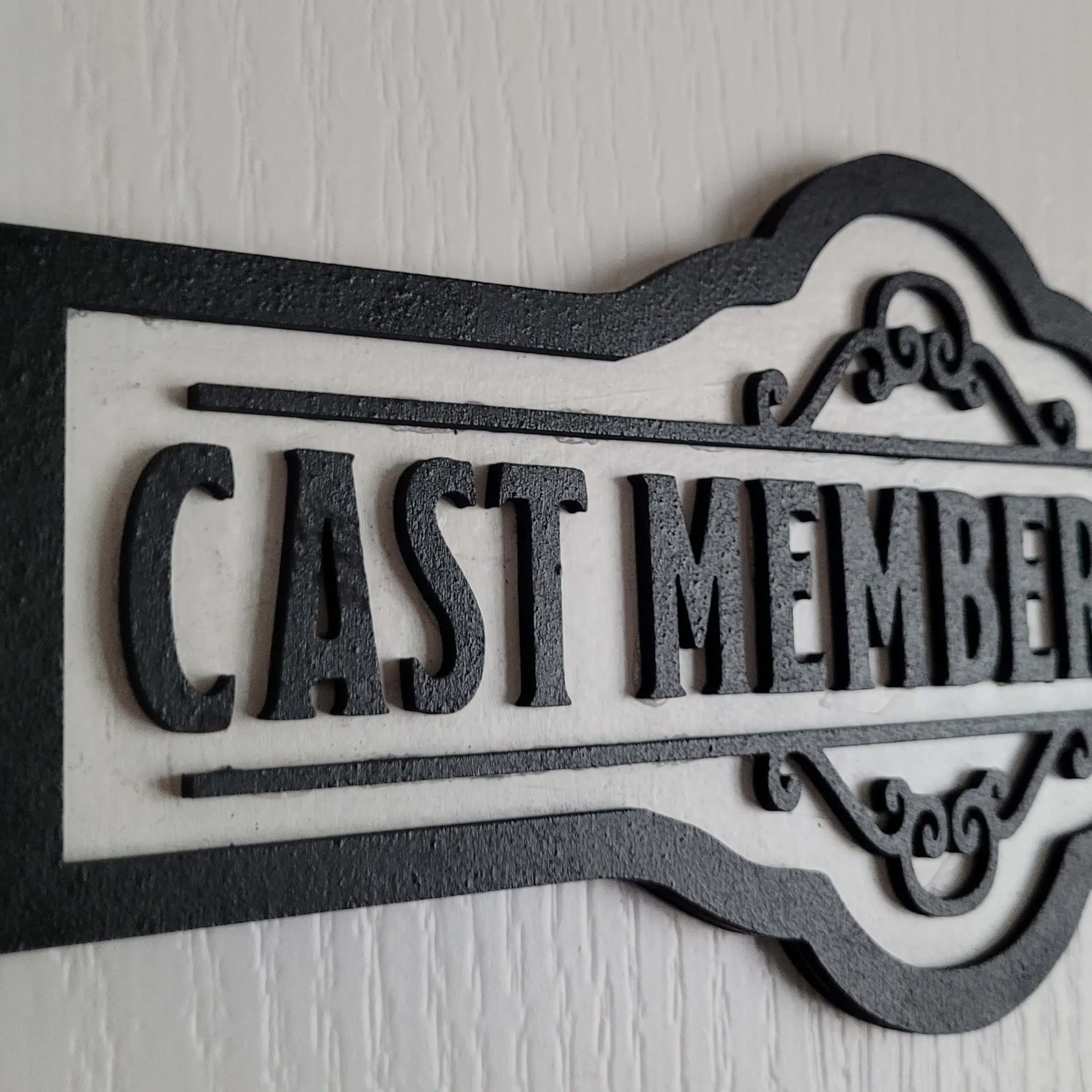 Cast Member Sign Handcrafted Disney Cast Member Only Sign - The Magic Nation™ Hub Shop
