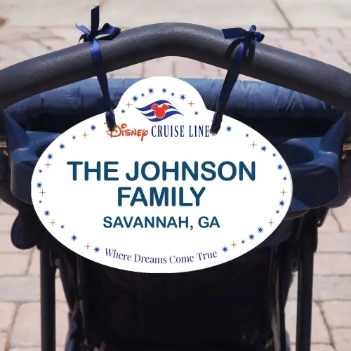 Custom Disney Cruise Line Scooter - Stroller Name Tag