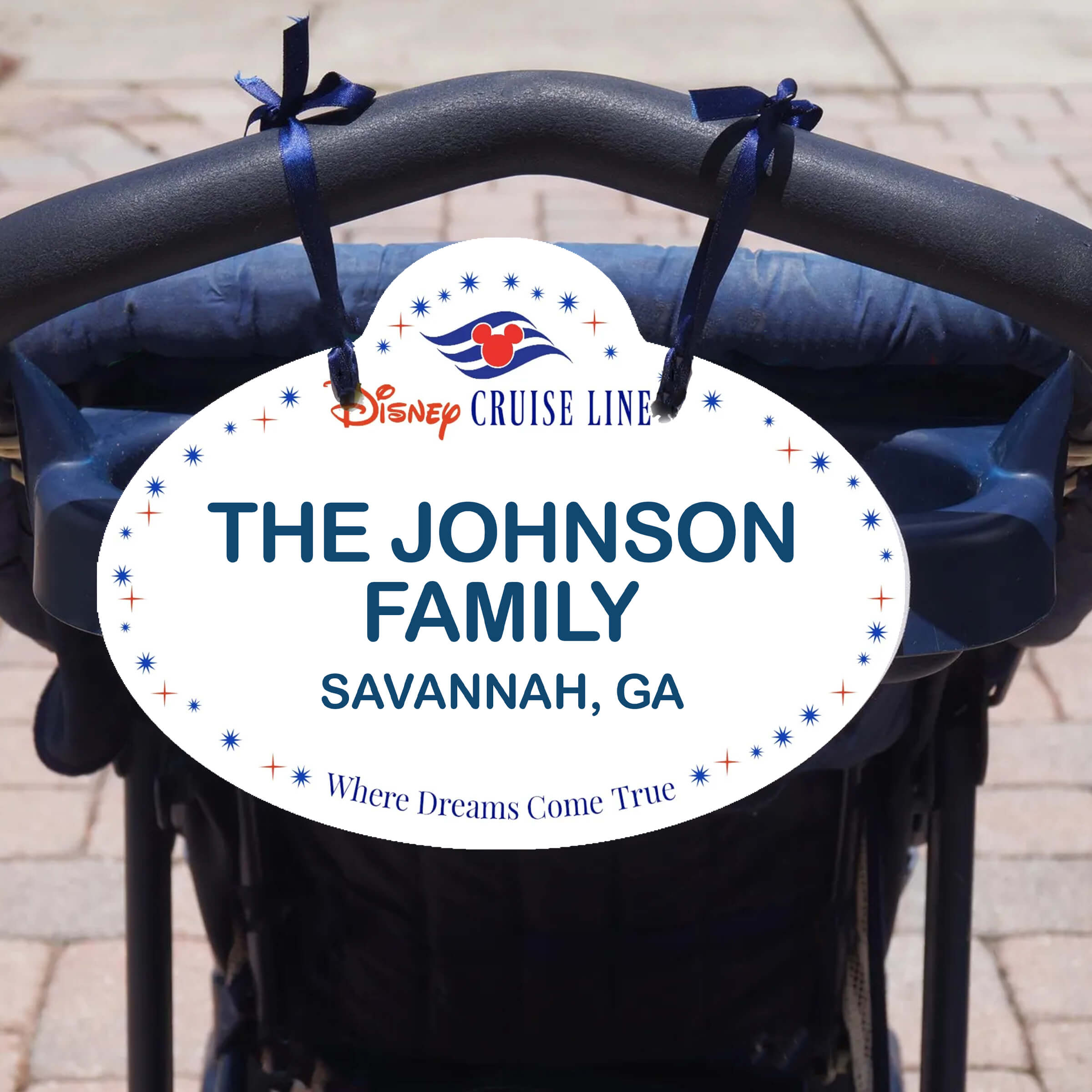 Custom Disney Cruise Line Scooter - Stroller Name Tag