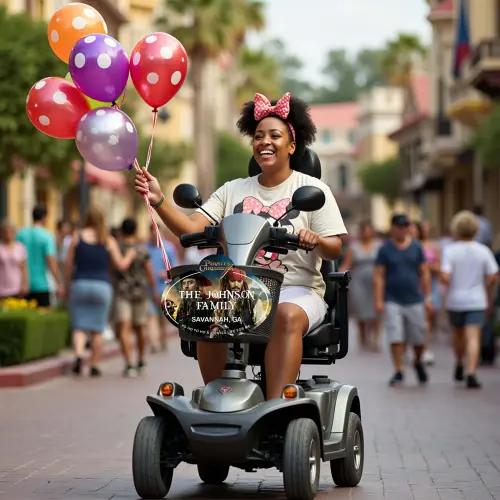 Custom Pirates of the Caribbean Scooter - Stroller Name Tag