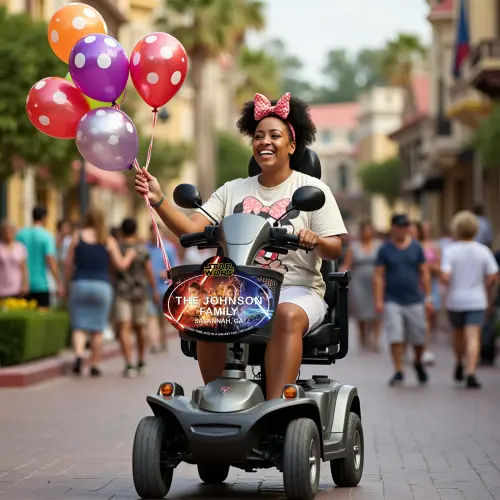 Custom Star Wars Character Scene Scooter - Stroller Name Tag