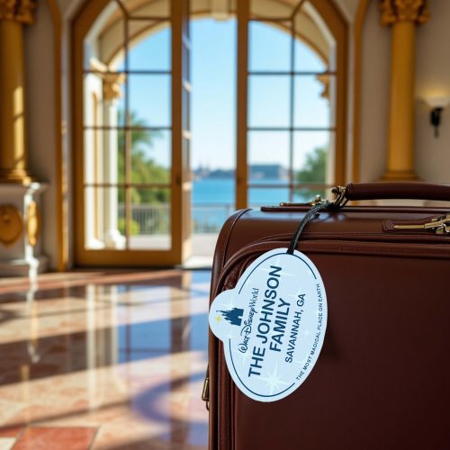 Walt Disney World Cast Member Name Tag Luggage Tag