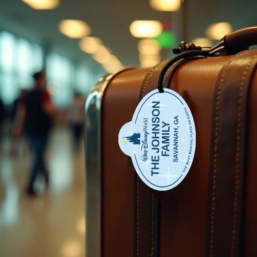 Walt Disney World Cast Member Name Tag Luggage Tag