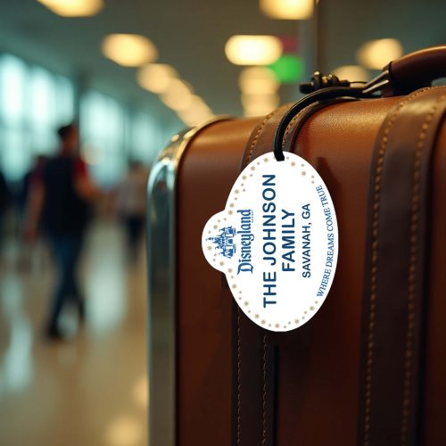 Disneyland Cast Member Name Tag Luggage Tag