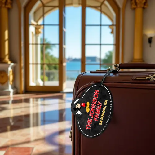 Mickey Mouse Cast Member Name Tag Luggage Tag