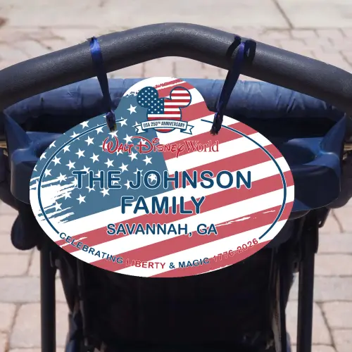 Custom Stroller ID Tag - USA 250 Years
