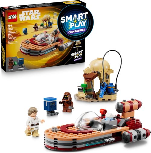 LEGO Star Wars SMART Play: Luke’s Landspeeder - Building Toy for Action Play