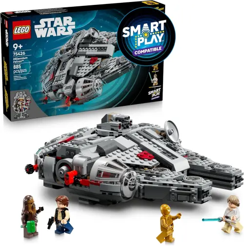LEGO Star Wars SMART Play: Millennium Falcon Starship Building Toy for Kids