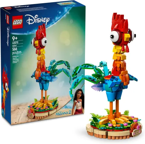 LEGO Disney Moana 2 Heihei - Building Toy for Kids, Girls & Boys, Ages 9+ - Gift for Birthdays - Moana & Disney Toy for Fans
