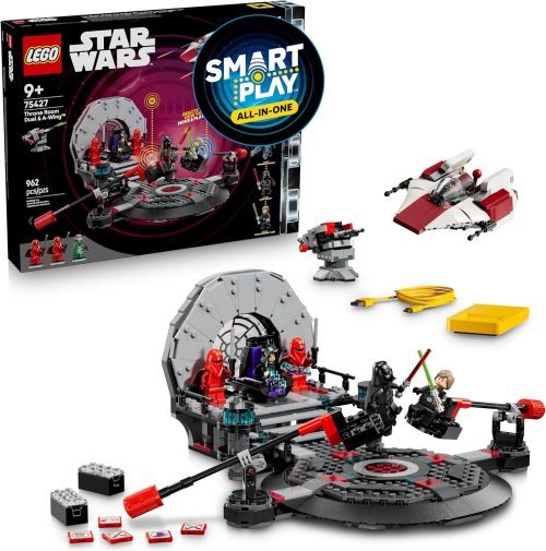 LEGO Star Wars SMART Play: Throne Room Duel & A-Wing Interactive Building Toy