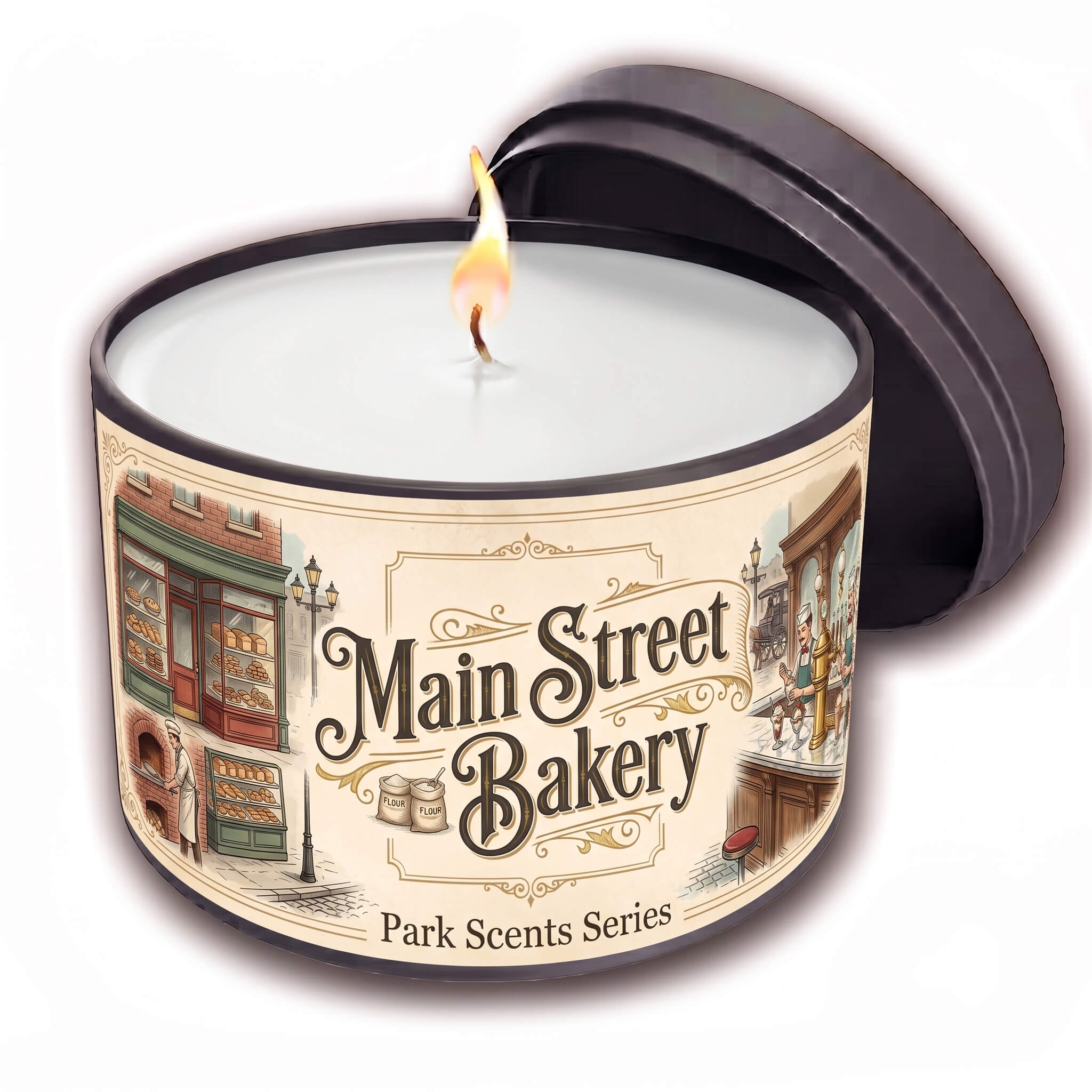 main street bakery disney park scents candles large