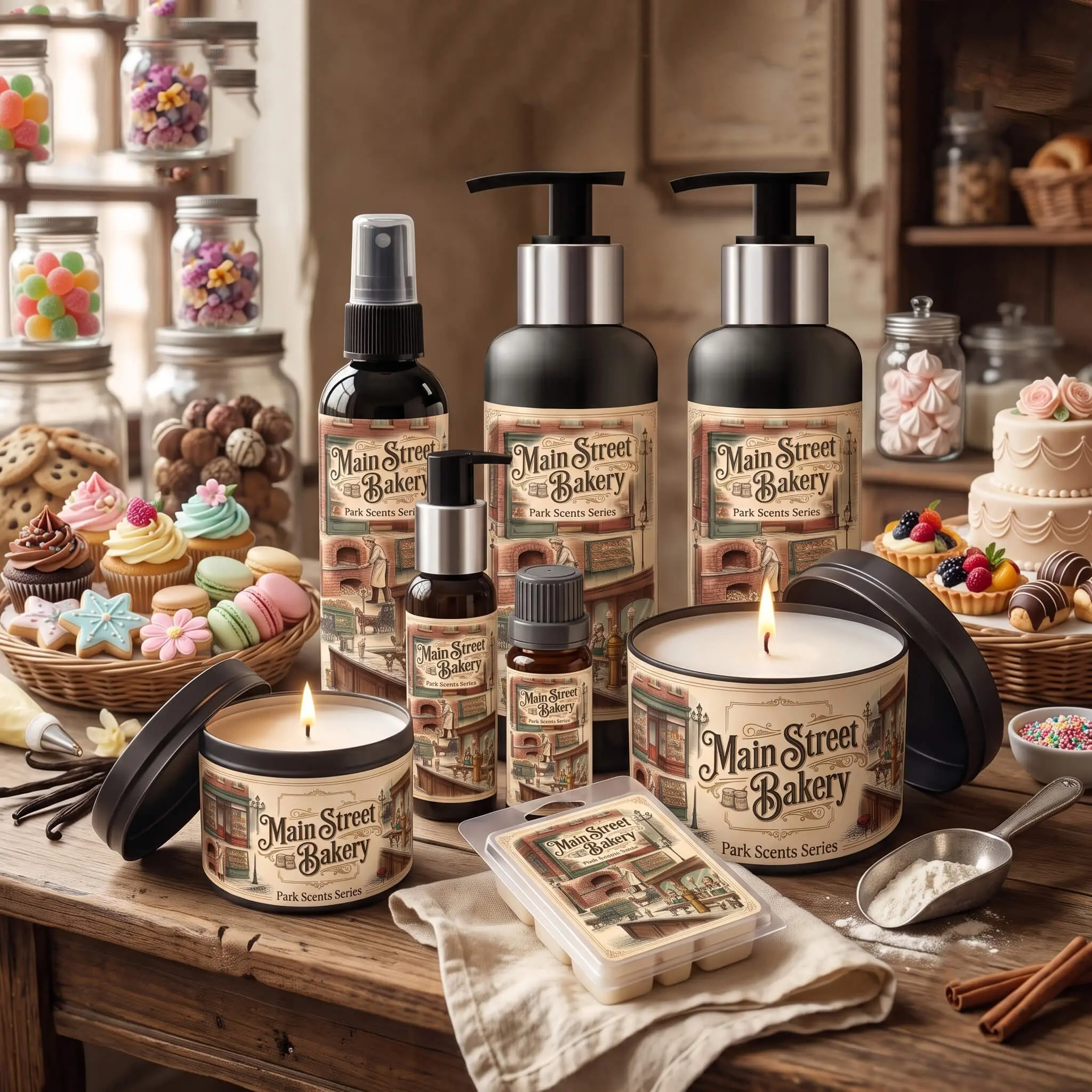 main street bakery disney park scents fragrance collection