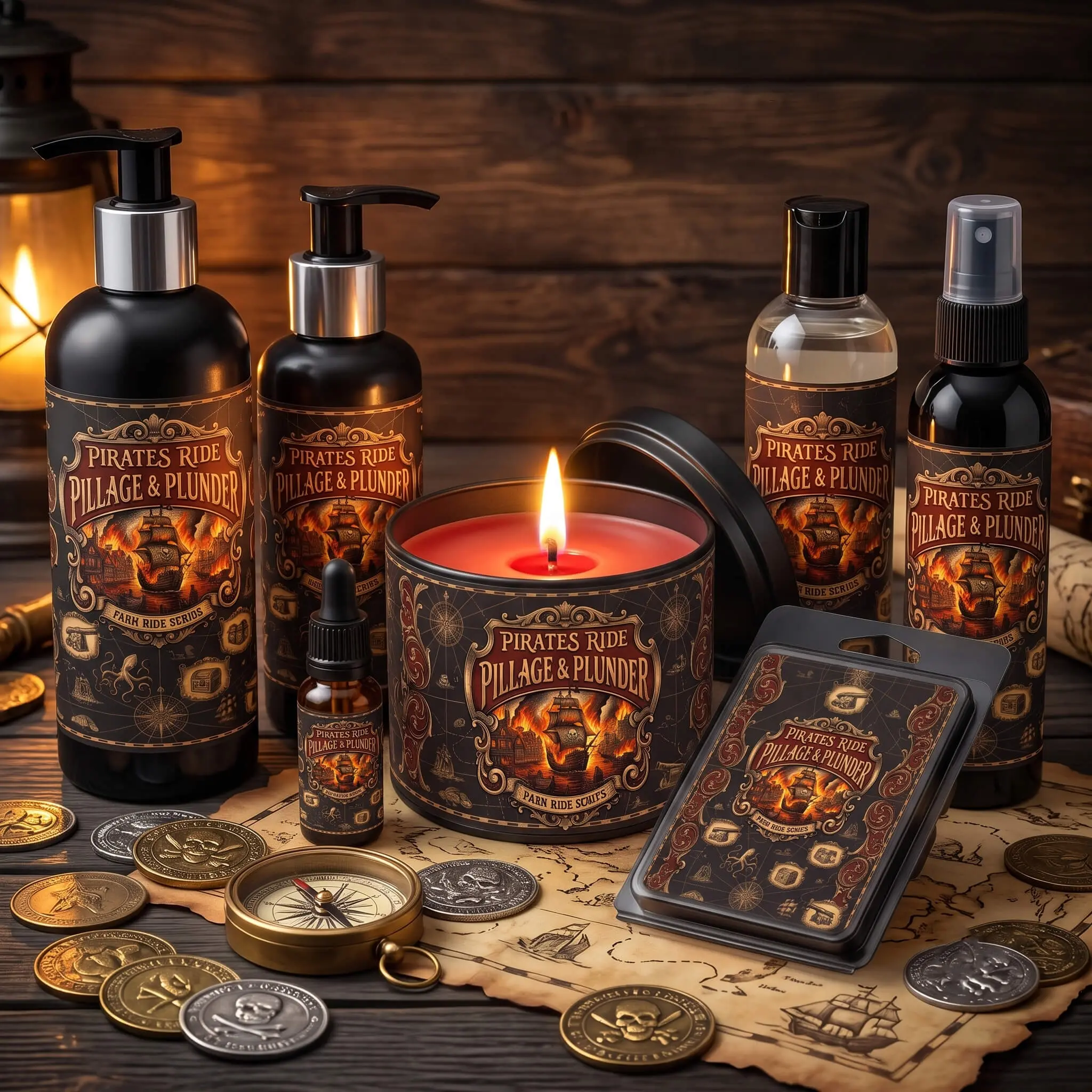 pirates ride pillage plunder disney park ride scents fragrance collection