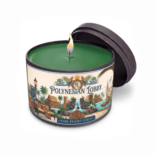 polynesian lobby inspired candle disney resort scents candles small