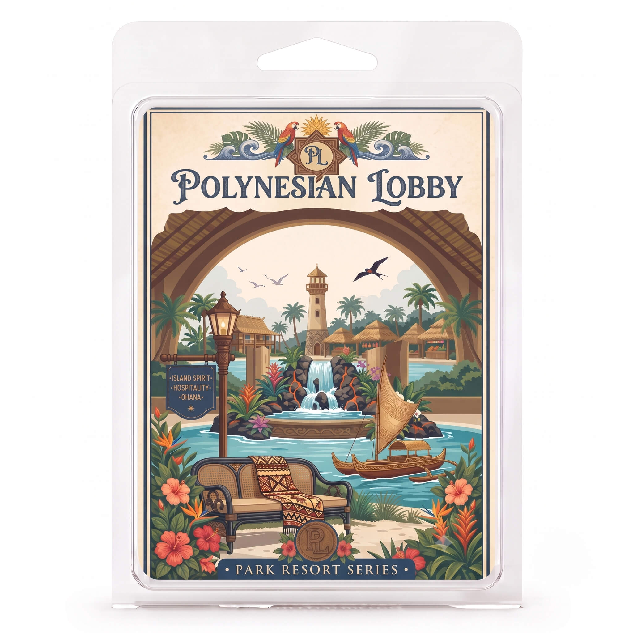 polynesian lobby inspired wax melts disney resort scents fragrance wax melts