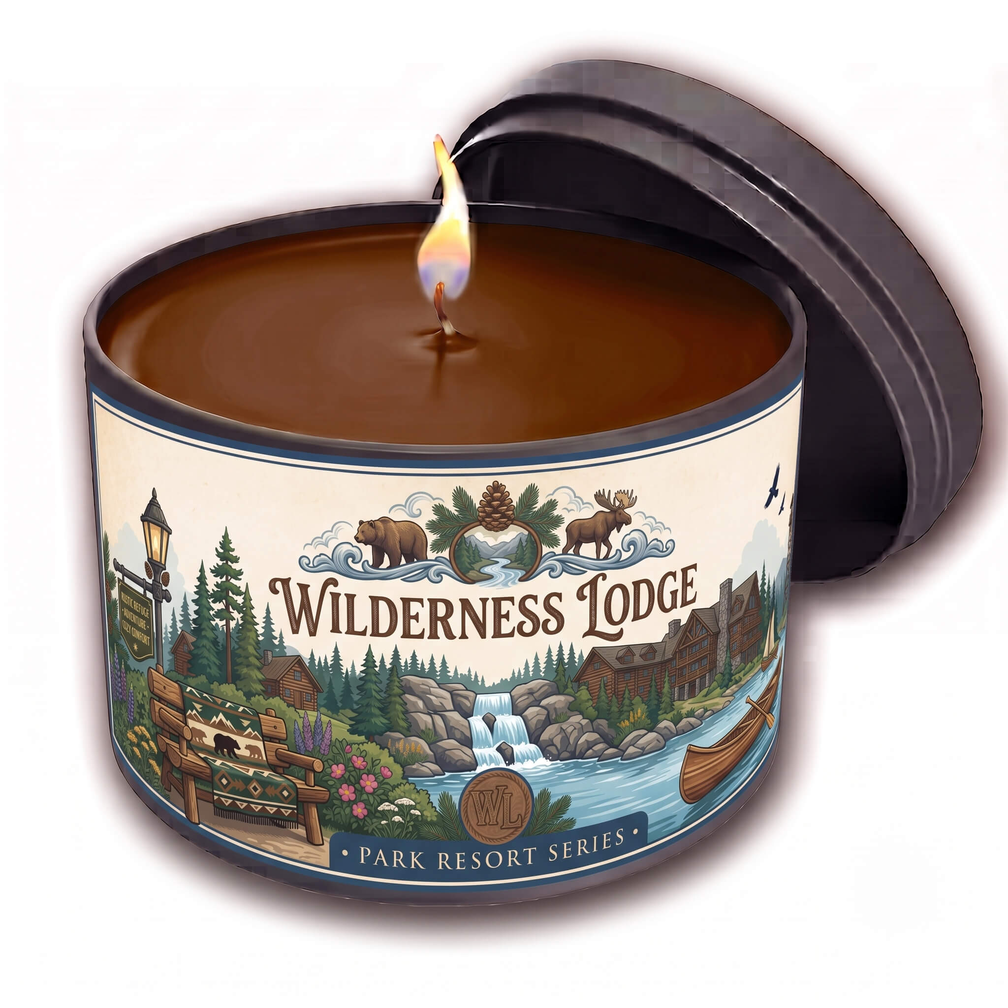 wilderness lodge inspired candle disney resort scents candles large